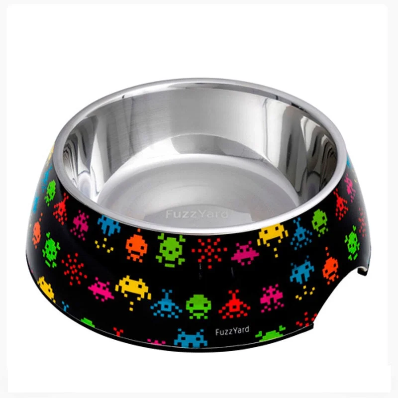   . **Cat collar bell model**Fuzzyard Pet Bowl Space Raiders