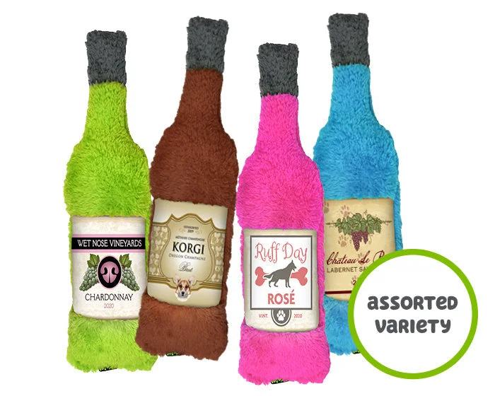 -Bite-resistant dog toy recommendationsCycle Dog Duraplush BrewGear Bottles Dog Toy (Wine Bottle) -Bite-resistant dog toy recommendationsCycle Dog Duraplush BrewGear Bottles Dog Toy (Wine Bottle)