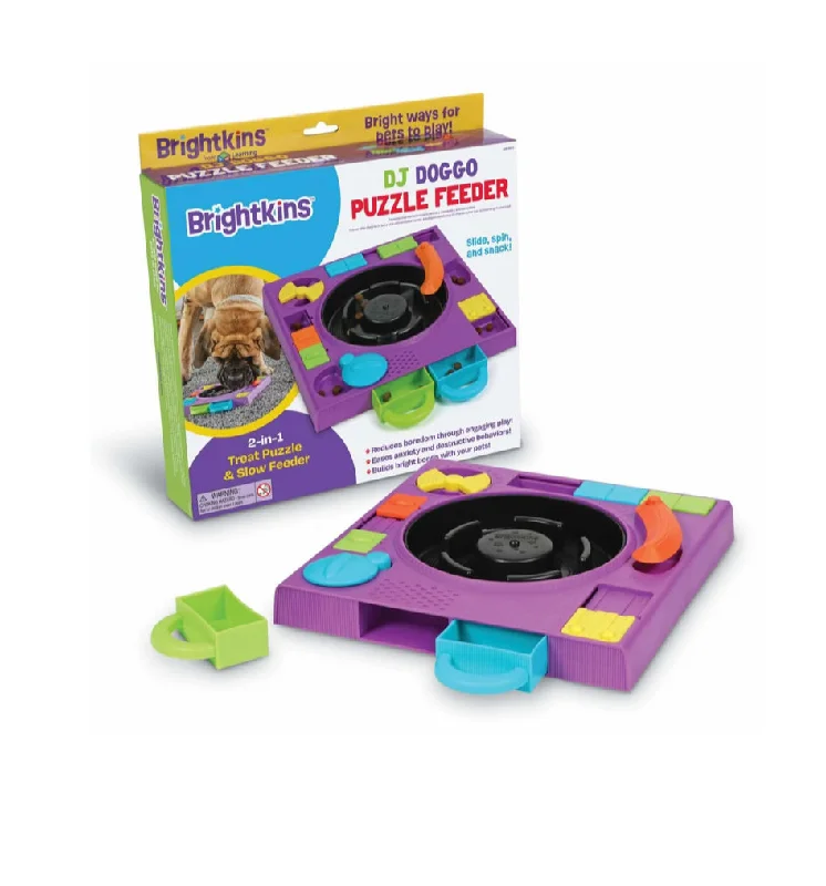 - Cat teasers selectionBrightkins DJ Doggo Interactive Dog Toy & Puzzle Feeder