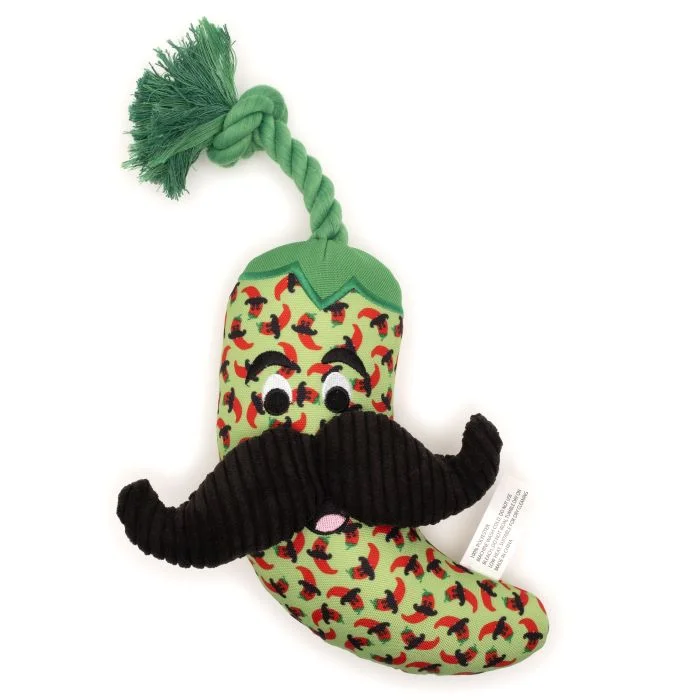 - Natural rubber pet toysThe Worthy Dog Chili Pepper Dog Toy
