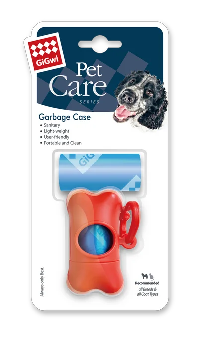  . **Cat food bowl anti-overturning**GIGWI Poop Bags & Dispenser