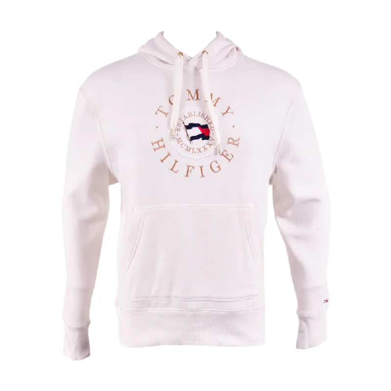---TH MEN L/S HOODIE 78J5052-100 WHT L (IR)