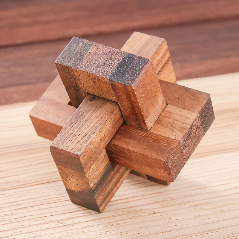 - Custom pet birthday cakeFriendly Letters Handcrafted Wood Burr Puzzle from Thailand - Custom pet birthday cakeFriendly Letters Handcrafted Wood Burr Puzzle from Thailand