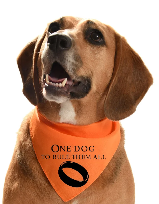 One Dog to Rule Them All! - Lord of the Rings / The Hobbit dog bandana