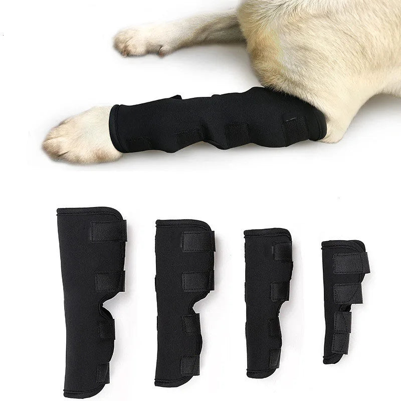 Pet Dog Bandages Dog Injurie Leg Knee Brace Strap