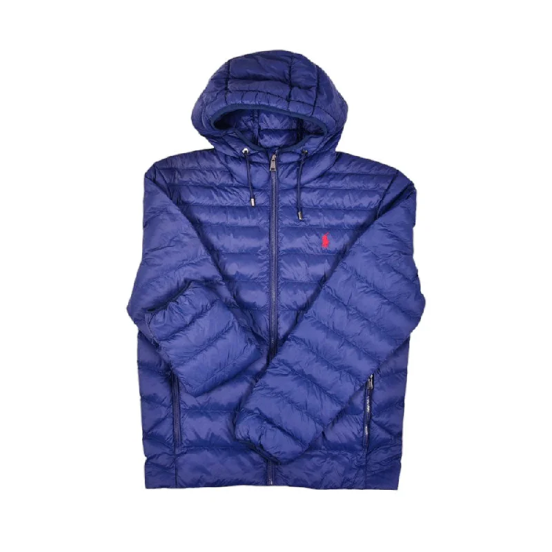 - Summer pet ice matRL MEN L/S PUFFER JACKET 156012 BLU S (IR.W)