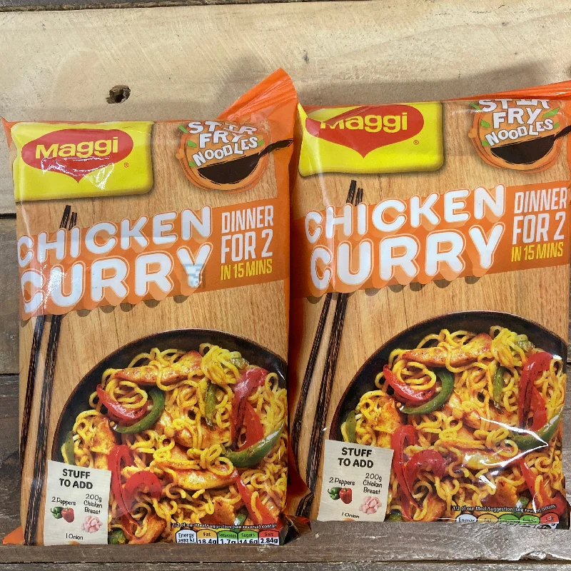 - Pet electric nail grinder silent model2x Maggi Stir Fry Noodles Chicken Curry Flavour (2x185g)