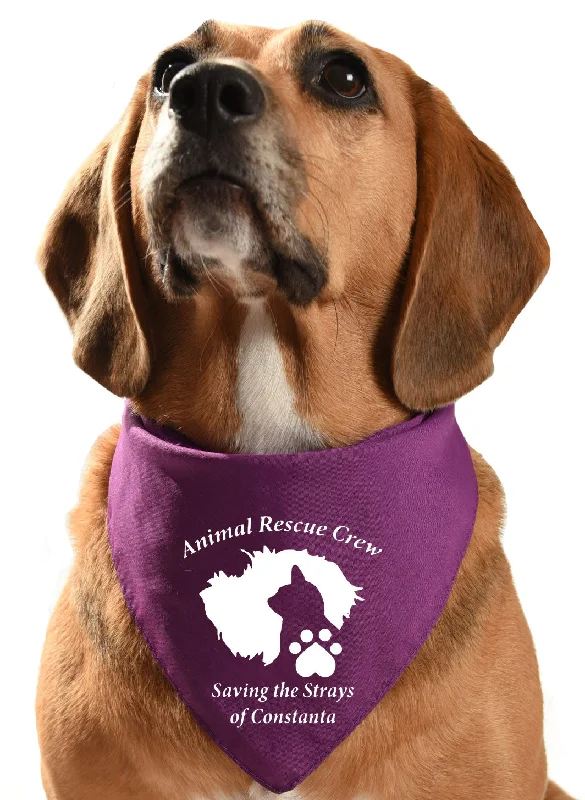 Animal Rescue Crew fundraising dog bandana
