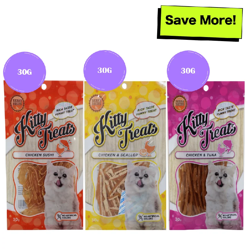 - Summer pet ice matKitty Treats Chicken Sushi, Chicken with Scallop and Soft Chicken and Tuna Cat Treats Combo