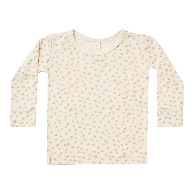 Quincy Mae Bamboo Longsleeve Tee-Scatter