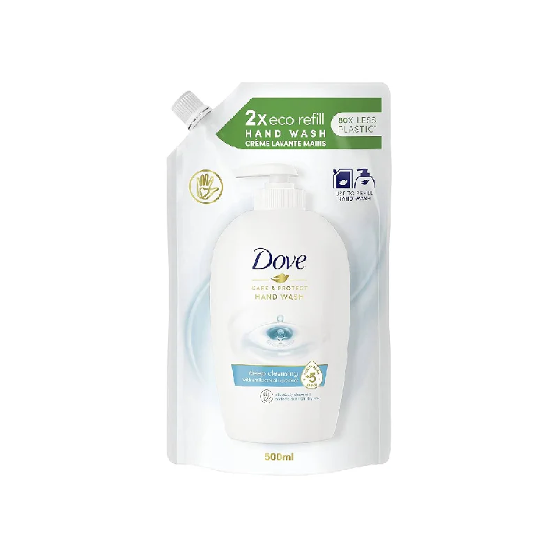 - Pet tear stain cleaning wipesDOVE HAND WASH CARE & PROTECT 500 ML
