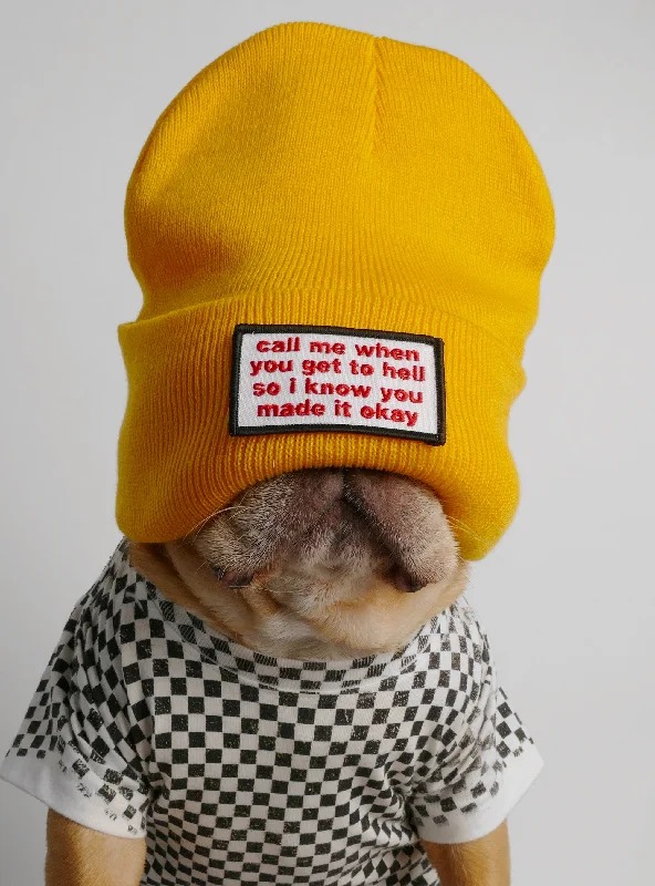 Pet walking leash setWhen You Get To Hell Beanie