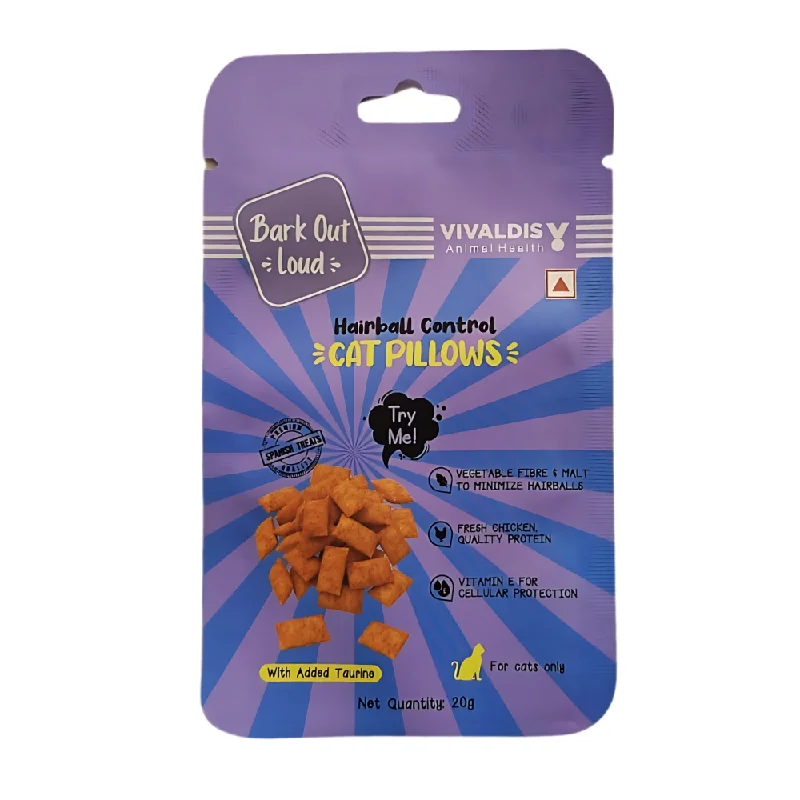 - Summer pet ice matBark Out Loud by Vivaldis Hairball Control Pillow Cat Treats (20g) - Summer pet ice matBark Out Loud by Vivaldis Hairball Control Pillow Cat Treats (20g)