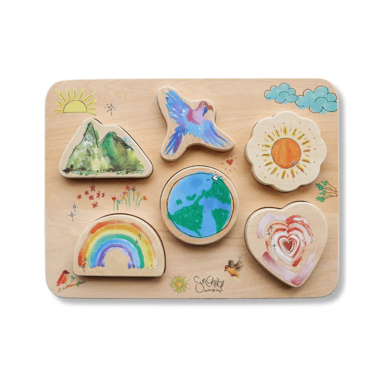 ---SunChild Affirmation Wooden Puzzle