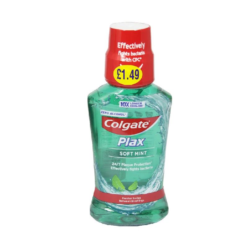 ---COLGATE PLAX MOUTH WASH SOFT MINT 250 ML