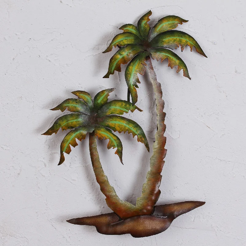 - Natural latex pet mattressTwin Palms Hand Crafted Palm Tree Steel Wall Art from Mexico - Natural latex pet mattressTwin Palms Hand Crafted Palm Tree Steel Wall Art from Mexico