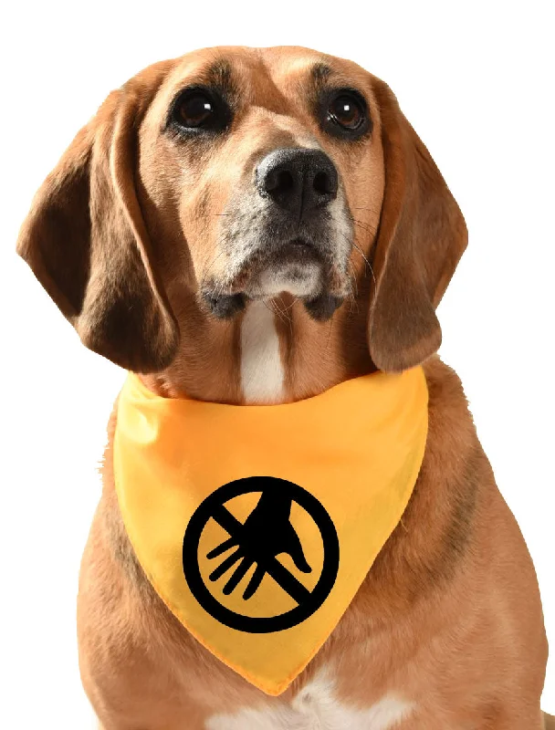Do Not Touch (Motif) Dog Bandana