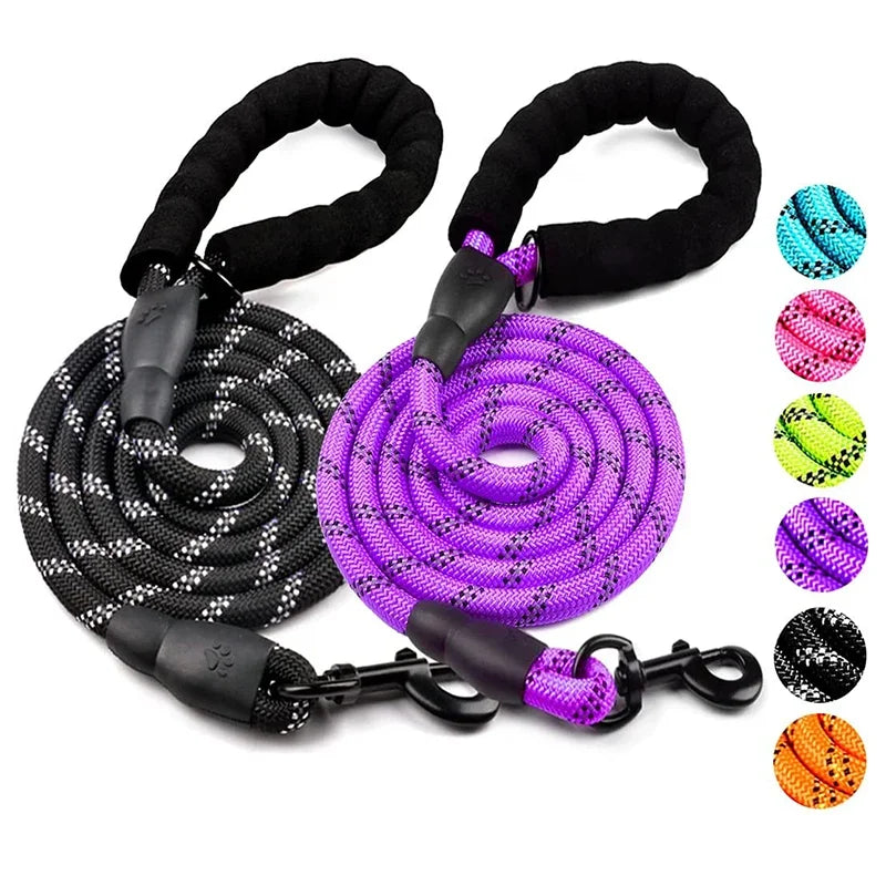 Strong Dog Leash Pet Leashes Reflective