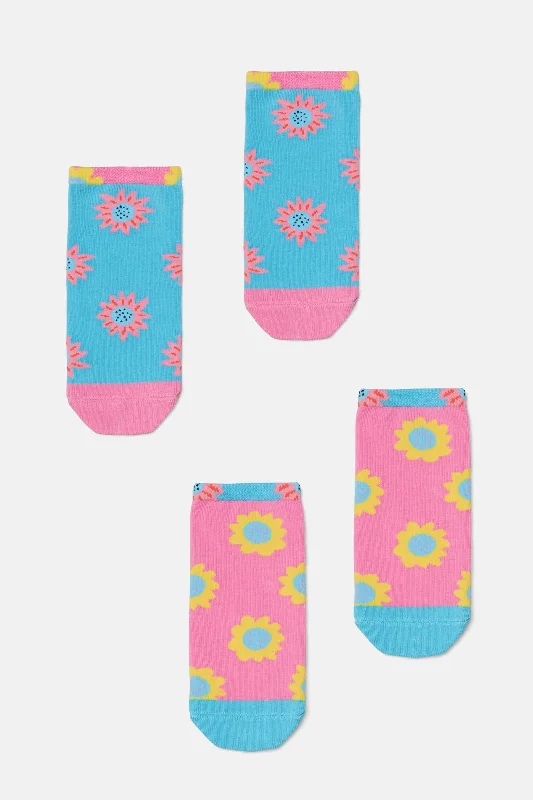 - Postoperative pet anti-licking Elizabethan collarFlower Kids 2Pk Socks