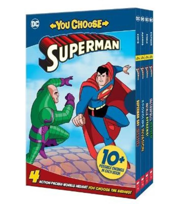 -Explosion-proof leash FOR LARGE dogsSuperman: You Choose 4-Book Boxed Set (Dc Comics) -Explosion-proof leash FOR LARGE dogsSuperman: You Choose 4-Book Boxed Set (Dc Comics)