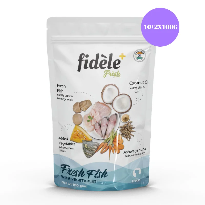- Pet tear stain cleaning wipesFidele Plus Fresh Fish with Vegetables Dog Wet Food