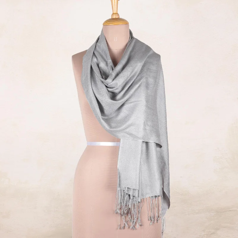 - Pet tear stain cleaning wipesSilver Nights Pure Silk Shawl in Silver Grey from India - Pet tear stain cleaning wipesSilver Nights Pure Silk Shawl in Silver Grey from India