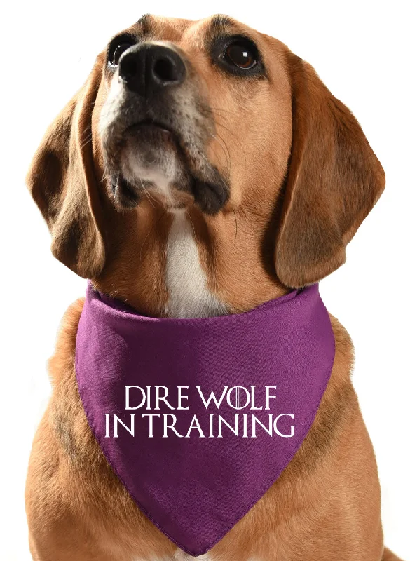 Direwolf in Training - Game of Thrones Dog Bandana