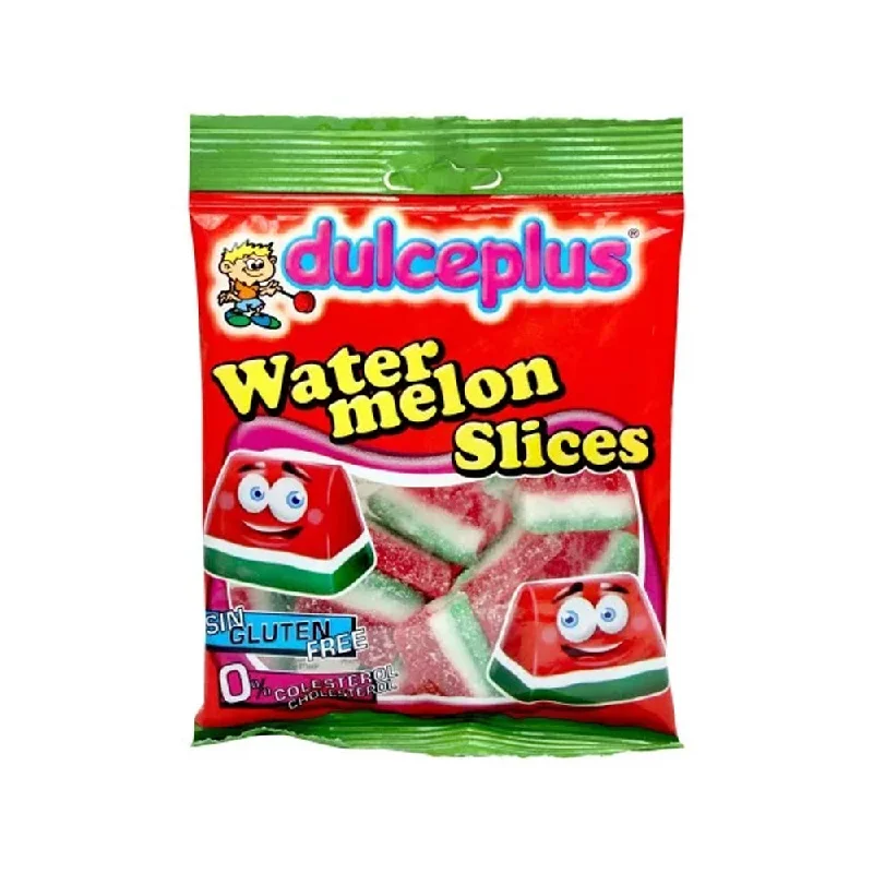 ---DULCEPLUS JELLY SOUR WATER MELON SLICES 100 GM