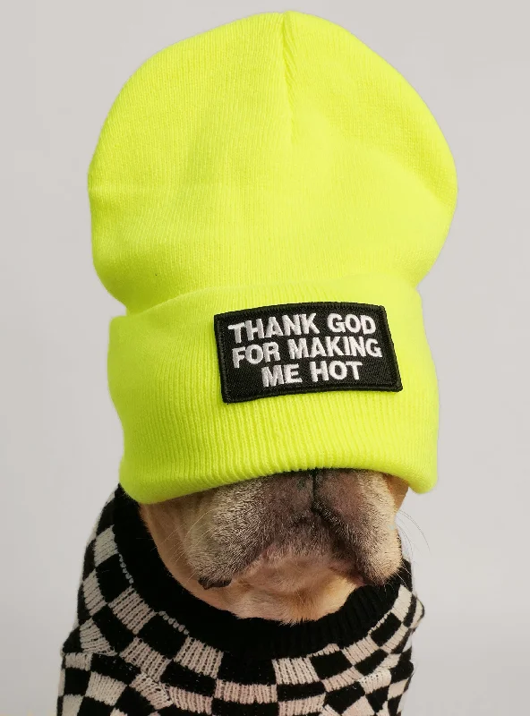 Focus on health and safety:Thank God For Making Me Hot Beanie