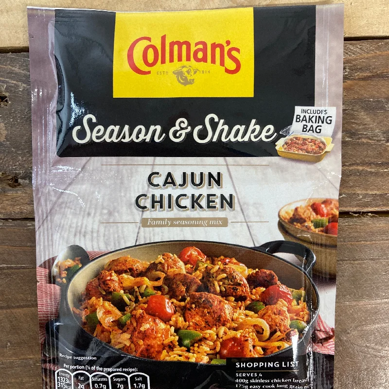 - Pet monitor with camera2x Colman's Season & Shake Cajun Chicken Southern Mixes (2x45g) - Pet monitor with camera2x Colman's Season & Shake Cajun Chicken Southern Mixes (2x45g)