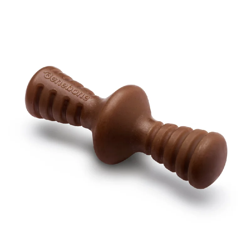 ---Benebone Bacon Flavored Zaggler Rolling Chew Toy for Dogs