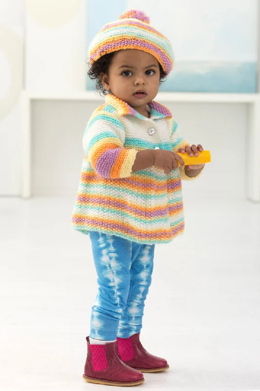- Foldable and portable cat bagGirl's Cardi And Tam (Knit)