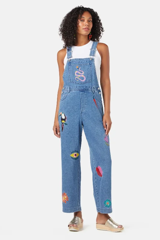 - Pregnant cat delivery room warming boxFuego Denim Overalls