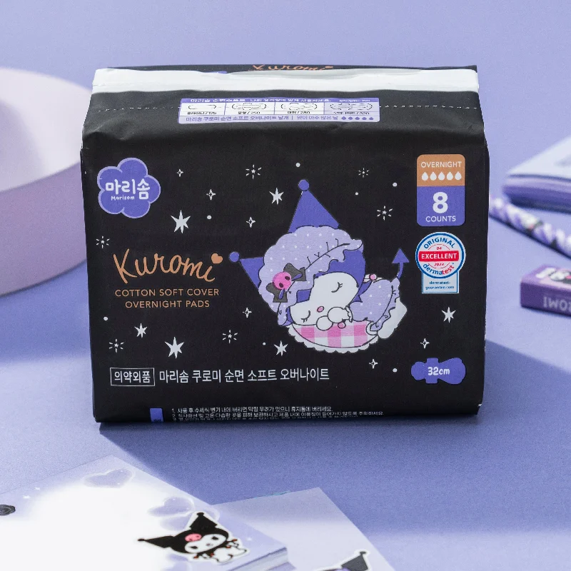 - Elderly dog joint care mattressMarisom Kuromi Cotton Soft Overnight Sanitary Pads 8 counts - Elderly dog joint care mattressMarisom Kuromi Cotton Soft Overnight Sanitary Pads 8 counts