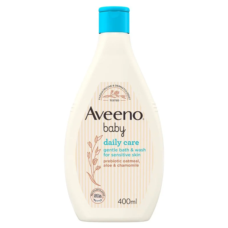 ---AVEENO BABY BODY WASH DAILY CARE SENSITIVE SKIN 400 ML