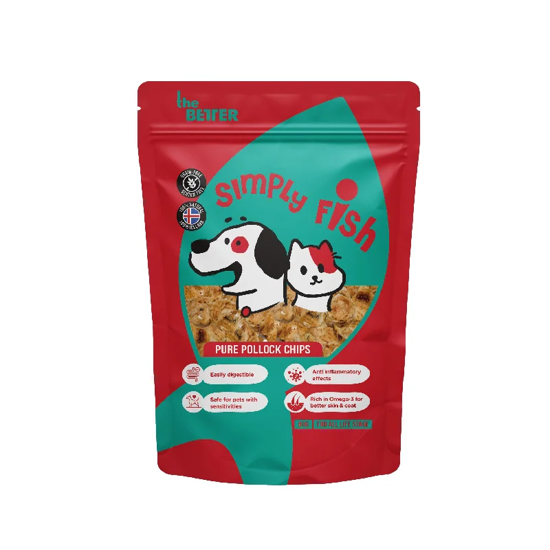 - Natural ingredient dog foodThe Better Pure Pollock Chips