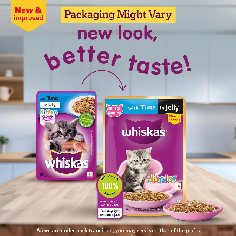 - Pet tear stain cleaning wipesWhiskas Tuna in Jelly Kitten Cat Wet Food (80g)