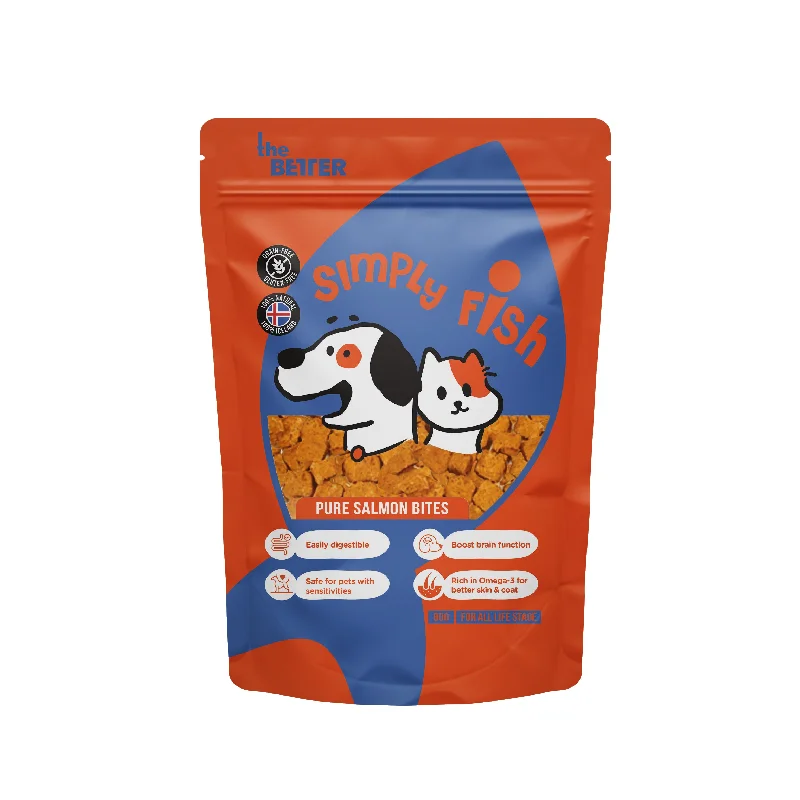  -Chicken-flavored dog foodThe Better Pure Salmon Bites