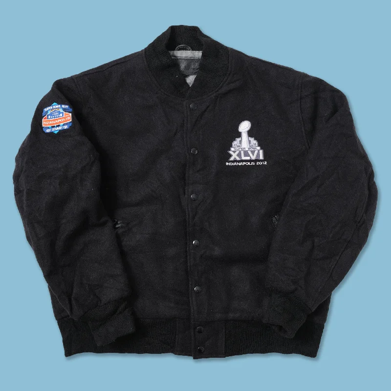 ---2012 Super Bowl Wool Jacket Large