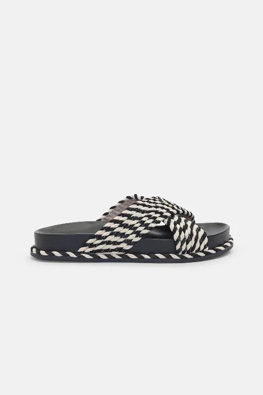 - Chinchilla cooling ice nest ceramic plateRope Me In Sandal - Black