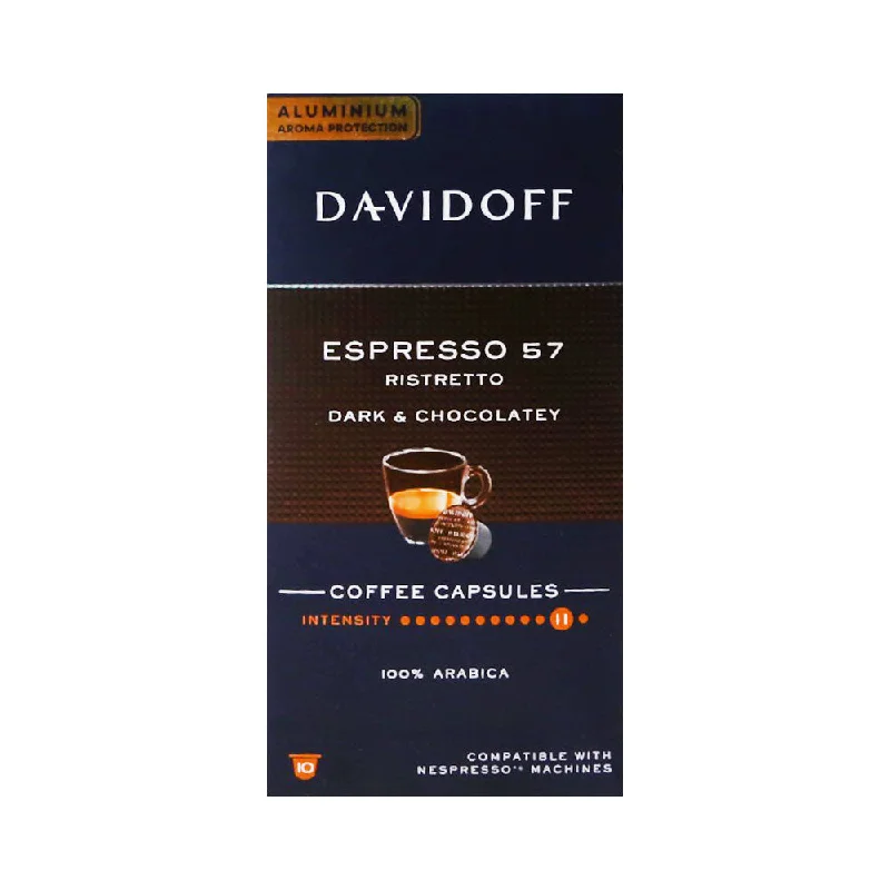 - Organic cotton dog bibsDAVIDOFF ESPRESSI 57 RESTRETTO DARK & CHOCOLATEY COFEE CAPSU - Organic cotton dog bibsDAVIDOFF ESPRESSI 57 RESTRETTO DARK & CHOCOLATEY COFEE CAPSU