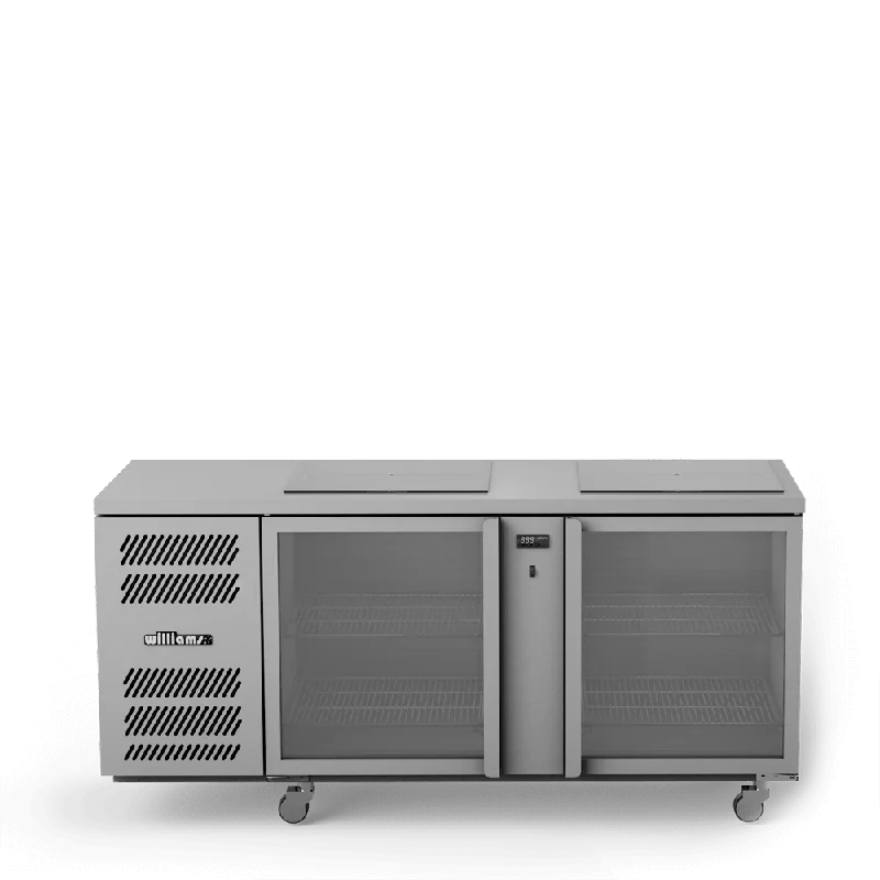 ---Williams Two Door Glass Chiller With Two Shelves