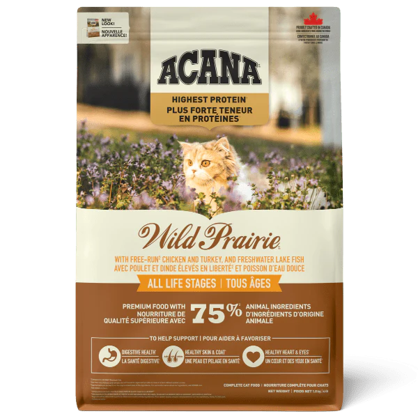    - High-protein cat food  Acana Cat Wild Prairie
