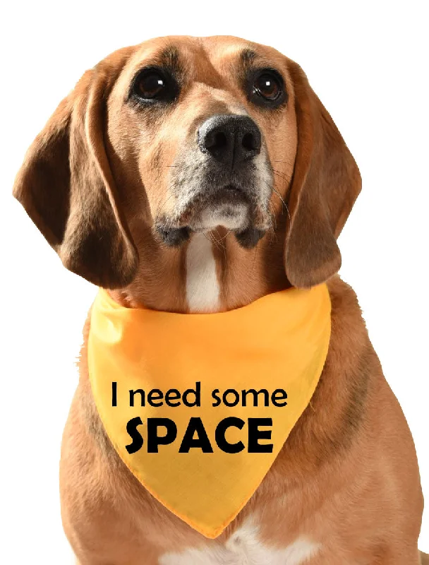 MULTIPACK OF 10 - I need some SPACE yellow dog bandanas