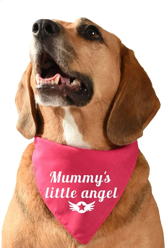 Mummy's little angel dog bandana