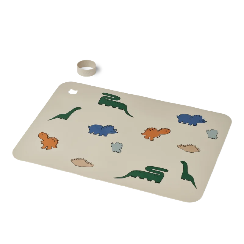 - Automatic induction pet water dispenserLiewood Jude Placemat | Dinosaurs Mist