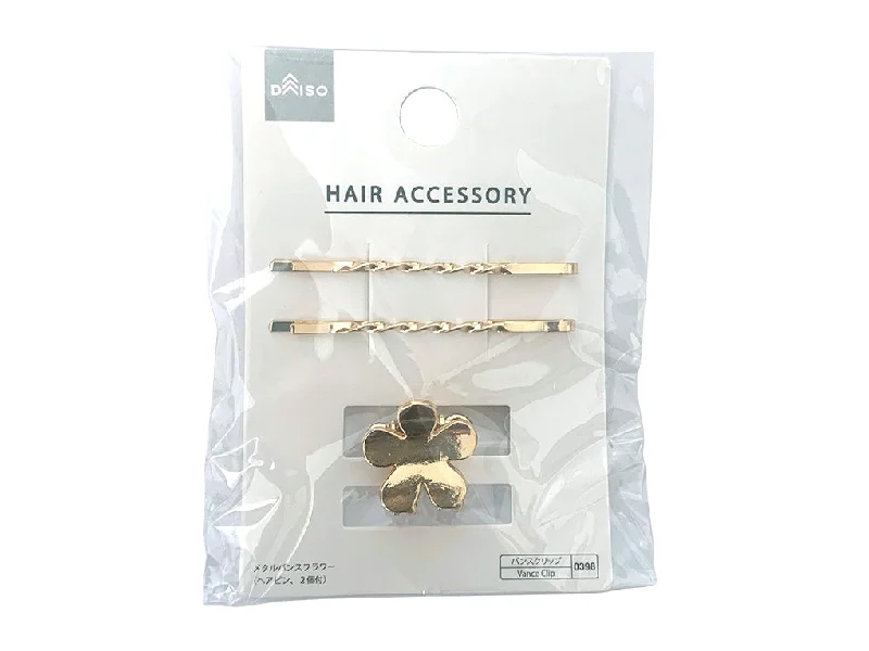  -Anti-scratch sofa protective coverMetal Vance Flower with Two Hairpins