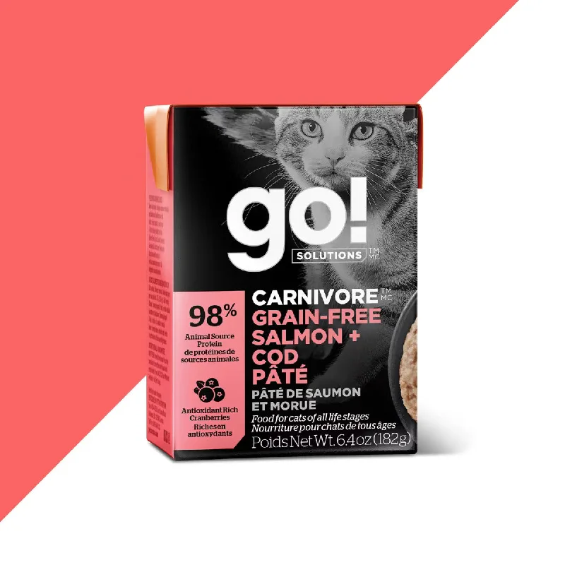    - Where to buy imported cat food  Go! Cat Tetra Carnivore Salmon & Cod Pate