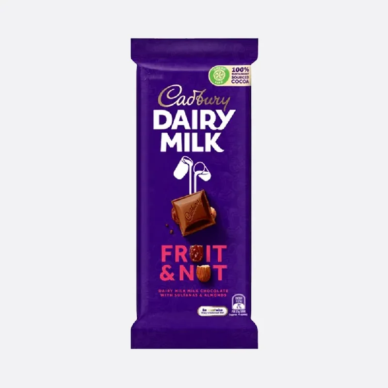 - Car dog seat beltCADBURY DAIRY MILK CHOCOLATE FRUIT N NUT ALMOND 100 GM