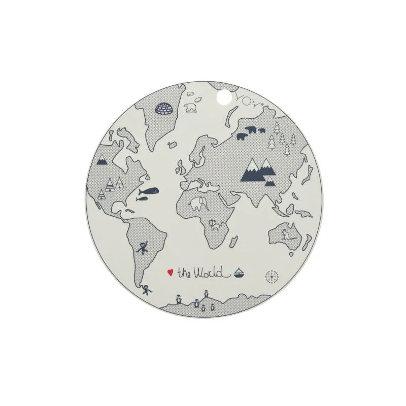  -Anti-scratch sofa protective coverOYOY Placemat The World | Off White